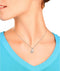 Majestine - 925 Zilveren Hanger met Ketting - Gerhodineerd - 45 cm