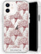 Selencia Hoesje Geschikt voor iPhone 12 Mini Hoesje - Selencia Zarya Fashion Extra Beschermende Backcover - rood