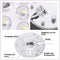 12W 18W 24W Smd2835 Led plafondpaneel cirkel lichtmodule lamp plaat cirkelvormig Ac220V-18W