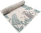 Nattiot - Monkey Paradise Grey Medium Vloerkleed/Tapijt Voor Kinderkamer - Afmetingen 120 x 170 cm
