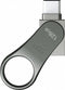 Silicon Power Mobile C80 - USB stick 128 GB - USB Type-A / Type-C - Grijs