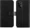 iMoshion Hoesje Geschikt voor Samsung Galaxy A52 (4G) / A52s / A52 (5G) Hoesje Met Pasjeshouder - iMoshion Luxe Canvas Bookcase - Zwart