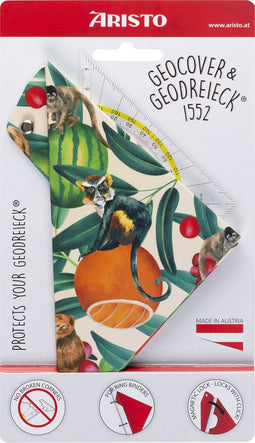 Aristo geocover - voor opbergen geodriehoek van 16cm - inclusief geodriehoek - Tropic Life - AR-18001B