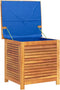 vidaXL - Tuinbox - met - jaloezieën - 60x50x56 - cm - massief - acaciahout