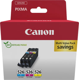 Canon 4541B018 - Inktcartridges - Multi-verpakking - Cyaan Magenta Geel (3 stuks)