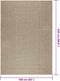 vidaXL - Vloerkleed - ZIZUR - beige - binnen - en - buiten - 160x230 - cm - jute - look