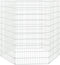 vidaXL - Dierenverblijf - 6 - panelen - 54x100 - cm - gegalvaniseerd - ijzer
