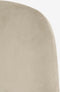 Mica Decorations Montelli - Eetkamerstoel - Velvet - Beige - L53 x B44 x H85 cm