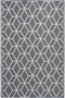Esschert Design Buitenkleed 180X121 Cm Grijs En Wit Oc24