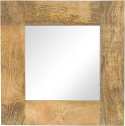 vidaXL - Spiegel - 50x50 - cm - massief - mangohout