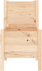 vidaXL - Plantenbak - 245,5x44x75 - cm - massief - grenenhout