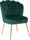 Richmond - Stoel Pippa Green velvet / gold