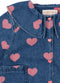 Konges Slojd Magot Denim Shirt Aop Gots Blouses Meisjes - Blauw - Maat 92