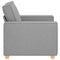 Sofa Stoel Wolk Grijs 60 cm Stof