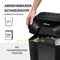 Fellowes LX45 - Papierversnipperaar - P4 Cross-Cut - 8 vel - 17L - Zwart