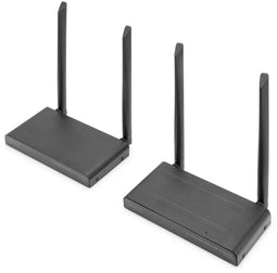Digitus DS-55328 - Draadloze HDMI-set - 150 m bereik 4K/30Hz - Zwart