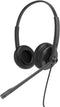 Yealink YHS34 - Headset - HD voice - Ruisonderdrukkende microfoon - Zwart