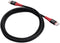 Microconnect MC-CUSBC-SC - USB-C Kabel - 1,5 m Snel opladen - Rood Zwart