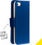 Accezz Hoesje Geschikt voor iPhone SE (2016) / 5 / 5s Hoesje Met Pasjeshouder - Accezz Wallet Softcase Bookcase - Donkerblauw