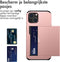 imoshion Hoesje Geschikt voor iPhone 13 Hoesje - Ruimte voor 2 pasjes - imoshion Backcover met pasjeshouder - Rosé Goud