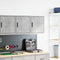 vidaXL - Garagewandkasten - 2 - st - bewerkt - hout - betongrijs