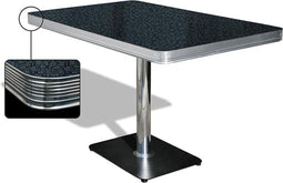 Bel Air Retro Eettafel TO-22W Blackstone