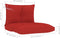 vidaXL - Palletkussens - 2 - st - stof - rood