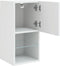 vidaXL - Tv-meubelen - 2 - st - met - LED-verlichting - 30,5x30x60 - cm - wit