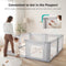 Dora Dotey Babybox Lichtgrijs - 8 Panelen - 200 x 180 x 69 cm - Opvouwbaar