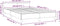 vidaXL Bedframe - Eenpersoons - Kunstleer - 120x190 cm - Wit