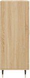 vidaXL - Dressoir - 34,5x34x90 - cm - bewerkt - hout - sonoma - eiken