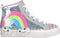 Skechers TWI-LITES 2.0-RAINBOW DAYDREA - Lage sneakers - Zilver Multi - Maat 27