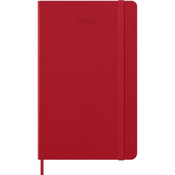 Moleskine 12 Maanden Agenda - 2026 - Wekelijks - Large - Harde Kaft - Rood