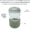 1166 Warm70 Draadloze flessenwarmer 70 graden Celsius, USB-oplaadbaar, universeel compatibel met 6 a