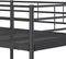 vidaXL - Stapelbed - zonder - matras - 107x203 - cm - staal - zwart