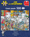Jan van Haasteren - Snoepfabriek - Legpuzzel 500 stukjes - Meerkleurig