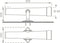 Telescoop in kunststof lengte 310 mm incl. schroeven geel