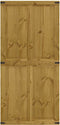 vidaXL - Schuifdeur - CORONA - 100x210 - cm - massief - grenenhout