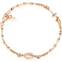 Amen Dames Armband 925 sterling zilver Zilver One Size Roségoud 32015433