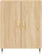 vidaXL - Dressoir - 69,5x34x90 - cm - bewerkt - hout - sonoma - eikenkleurig