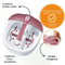 Beurer FB 35 - Elektrisch voetenbad - Bubbel- & trillingsmassage - Aromatherapie - Infrarood - Tot maat 44 - 140 Watt - 3 jaar garantie