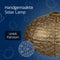 Lumiz Solar Tuinverlichting - Tuinverlichting op zonne energie - Tuinverlichting - Buitenlampjes - Tuinverlichting op zonneenergie - Buitenverlichting - Buitenlamp - Decoratie - Ikat Oval - 40 cm - Goud