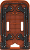 BLACK+DECKER Opvouwbare Transportwagen - Plateauwagen - Max. 90 KG - Hoogte Verstelbaar - 61,4 x 37,3 x 89,4 CM - Oranje