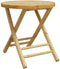 vidaXL - Tuintafel - inklapbaar - Ø - 45x45 - cm - bamboe