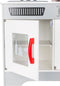 Small Foot - Houten Speelkeuken met Wasmachine en Geluid - Wit Grijs Rood