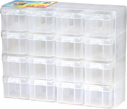 Hama Strijkkralen Opbergbox Set met 16 opbergdoosjes