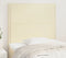 vidaXL - Hoofdborden - 2 - st - 80x5x78/88 - cm - kunstleer - crèmekleurig