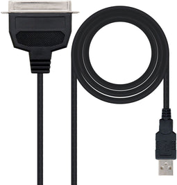 Nanocable 10.03.0001 - USB naar CN36 - 1,5 m - Zwart