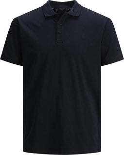 JACK&JONES PREMIUM JPRBLALOGO SPRING SS POLO NOOS - Polo - Katoen met stretch - Donkerblauw - Maat L