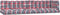 vidaXL - Palletkussens - 5 - st - ruitpatroon - stof - rood